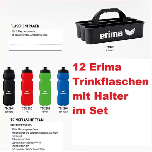 Erima 12er trinkflaschen set - erima,